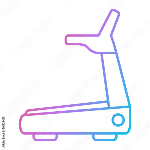 Running Machine Icon Design