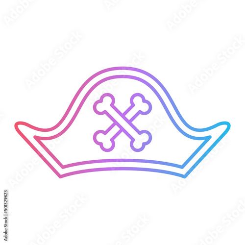Pirate Hat Icon Design