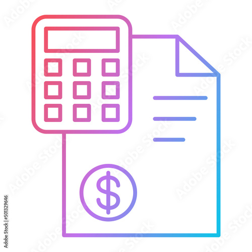 Accounting Icon Design © Muhammad