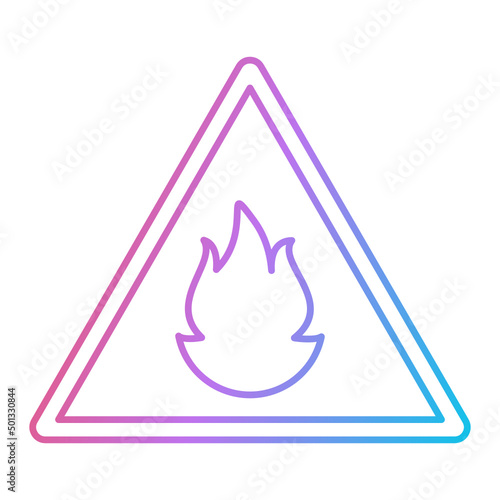 Flammable Icon Design