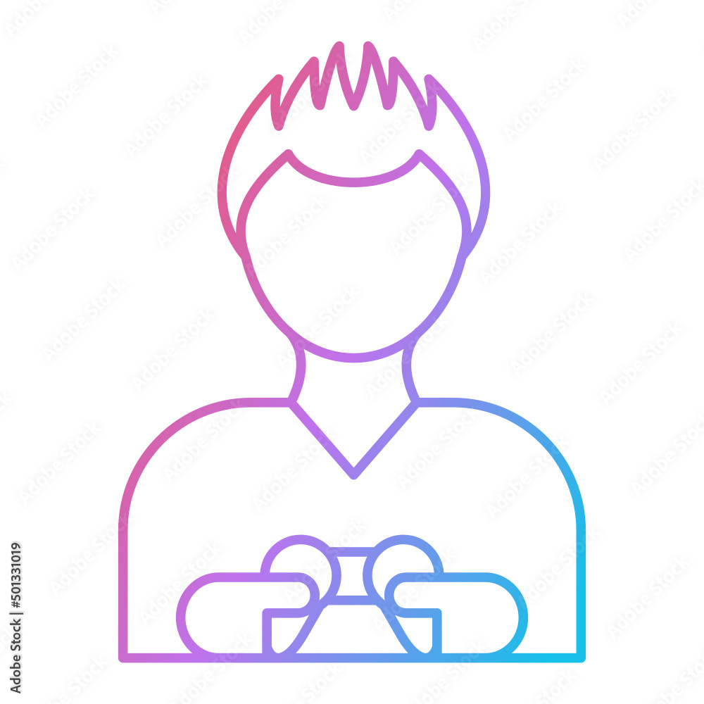 Gamer Boy Icon Design Gamer Boy Icon Design