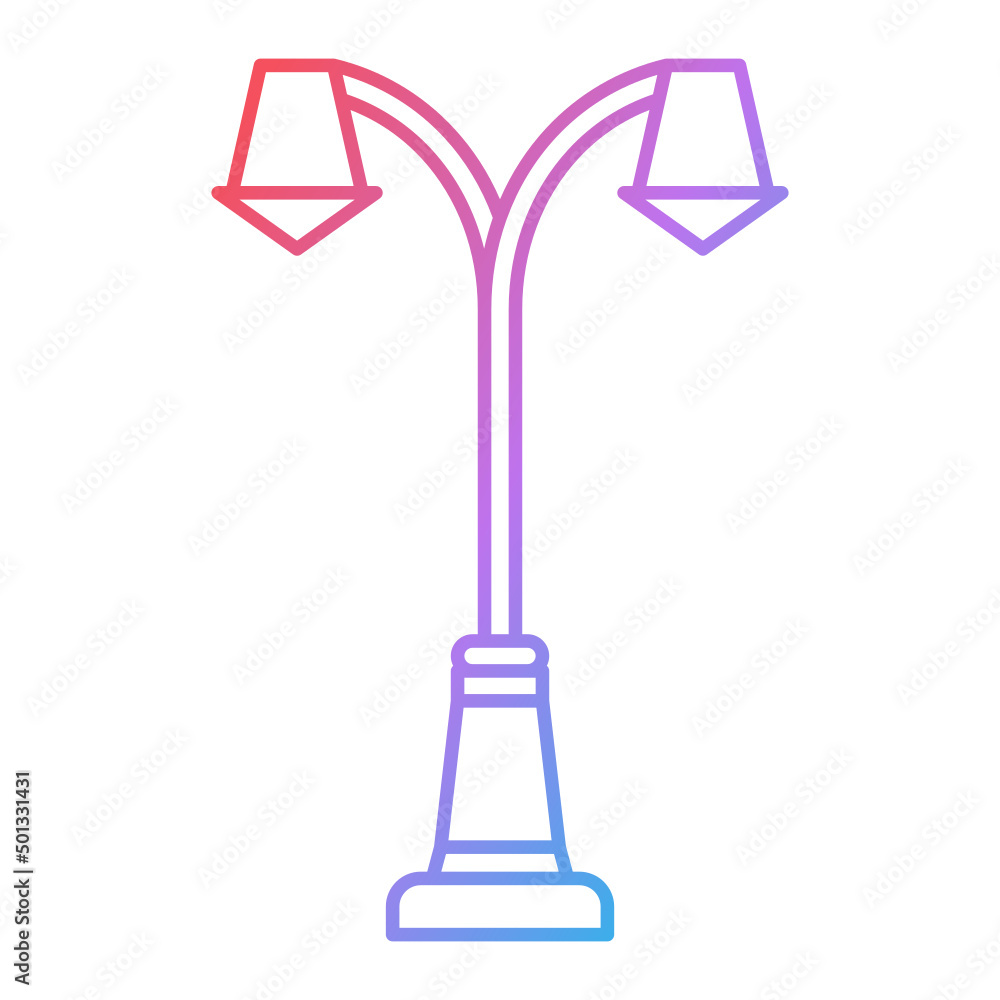 Street Light Icon Design