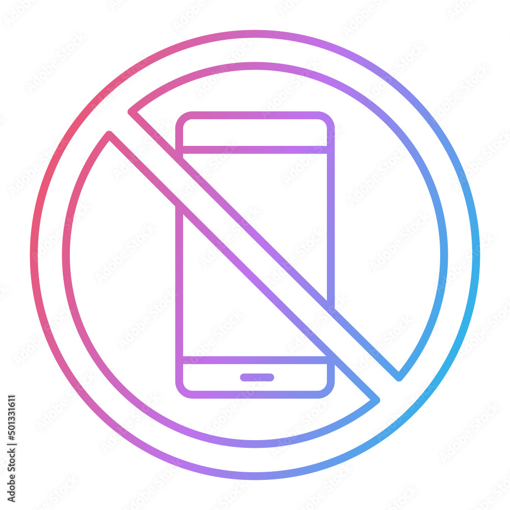 No Phone Icon Design No Phone Icon Design