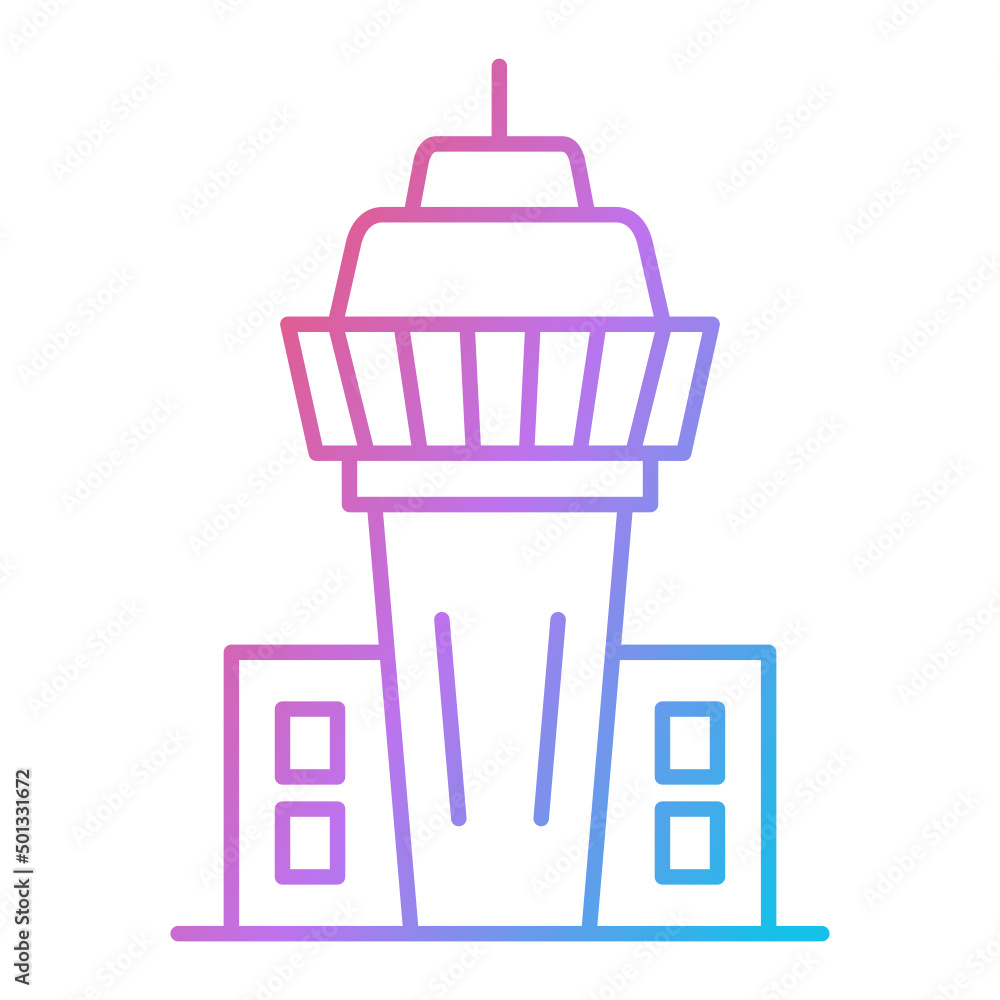 Control Tower Icon Design Control Tower Icon Design