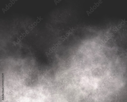 black background and white smoke