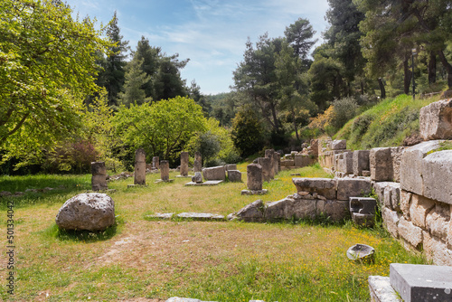 Sanctuary of Amphiaraus of Oropos in Greece.
 photo