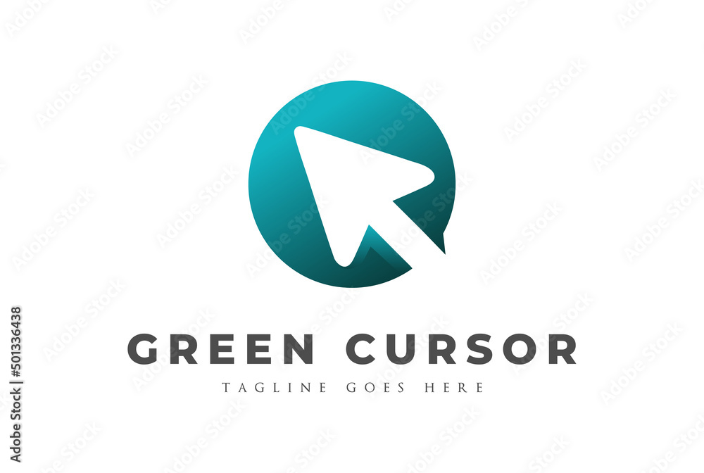 Circle Circular Round Arrow Pointer Cursor Click Logo Design Vector Circle Circular Round Arrow Pointer Cursor Click Logo Design Vector