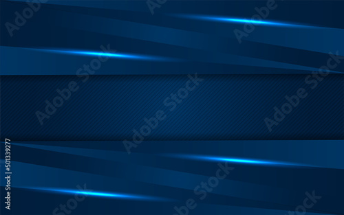 Modern blue background with blue line glowing