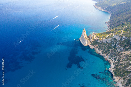 The turquoise waters of Sardinia