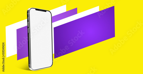 Phone blank screen. Smartph...