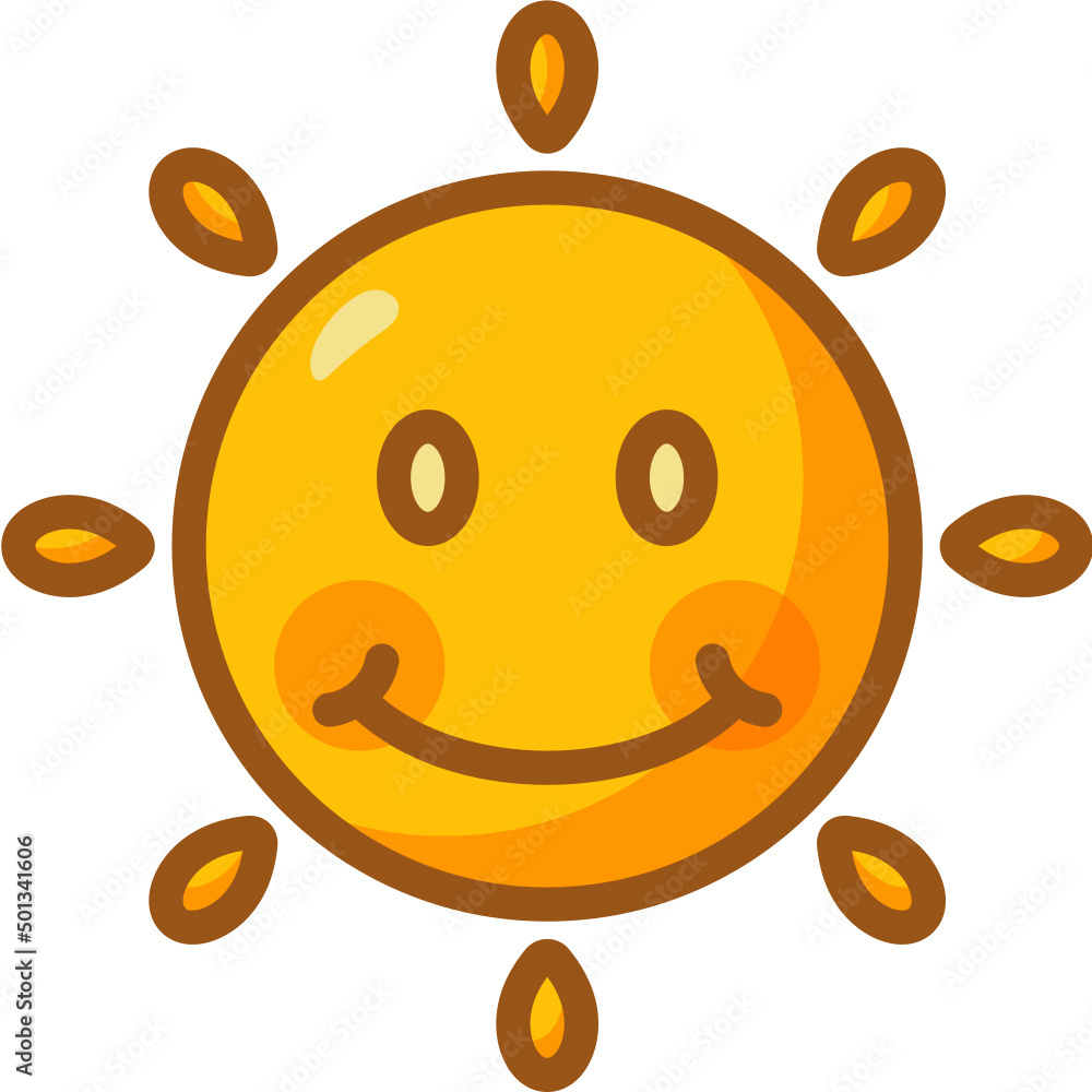 Obraz premium sun Two Tone icon