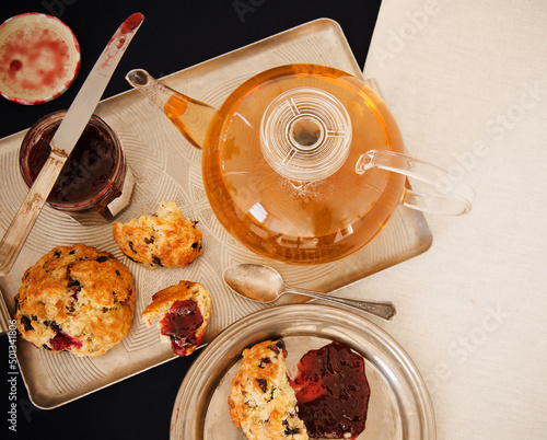 English Tea with scones photo