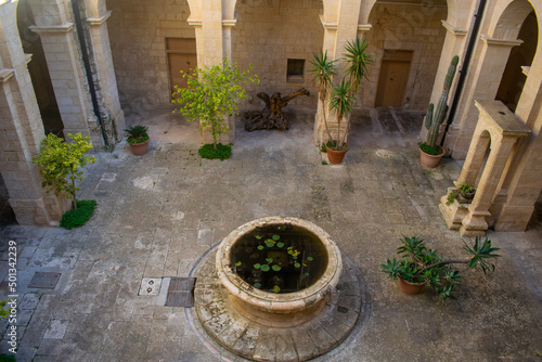 courtyard of a house