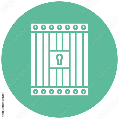 Vector Design Jail Icon Style