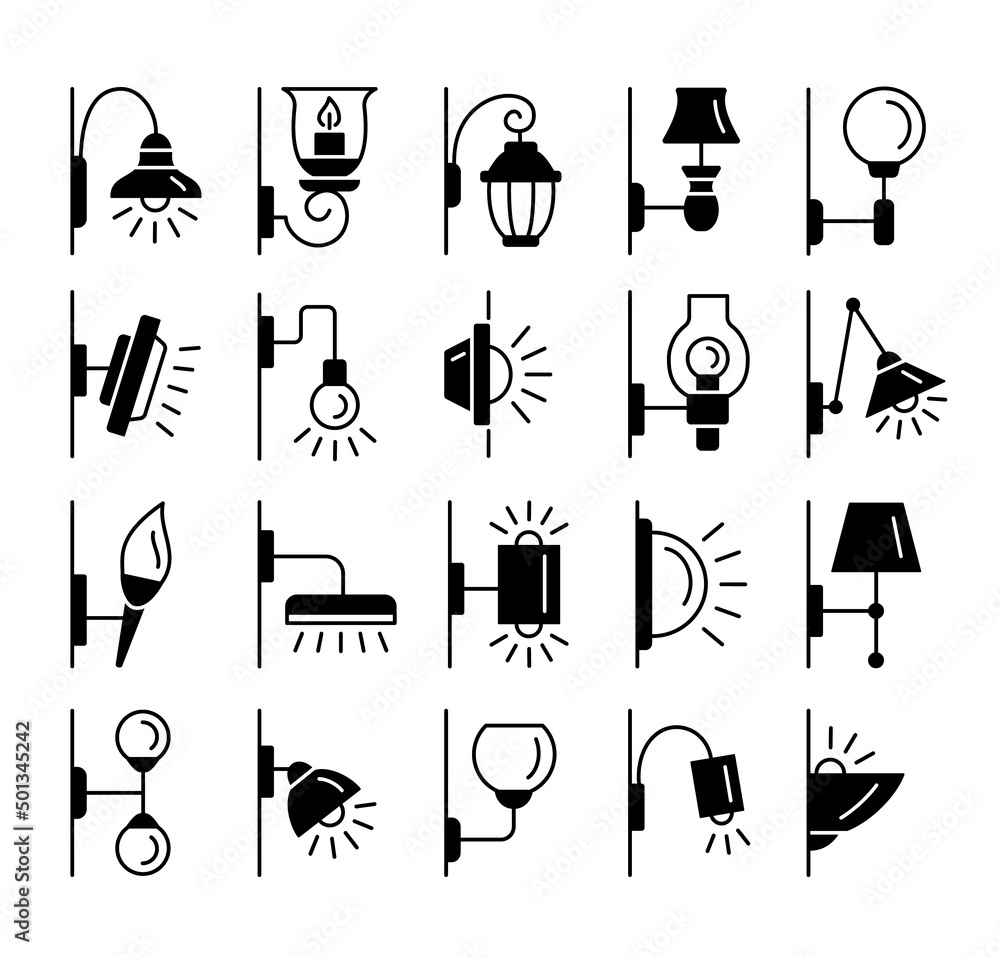 Different wall lights deals