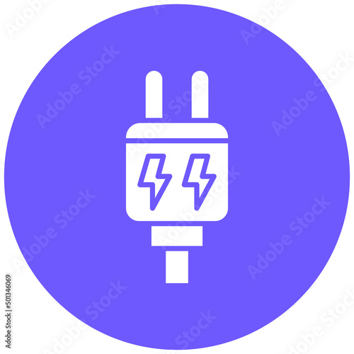 Vector Design Power Plug Icon Style
