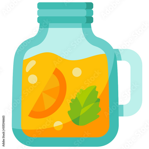 lemonade flat icon