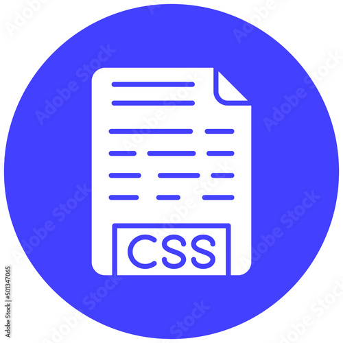 Vector Design CSS File Icon Style