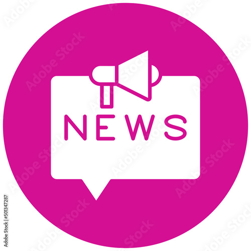 Vector Design News Banner Icon Style