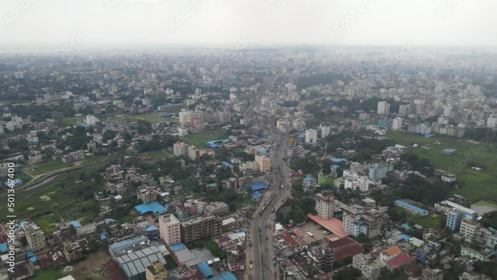aerial view of the city aerial view of the city