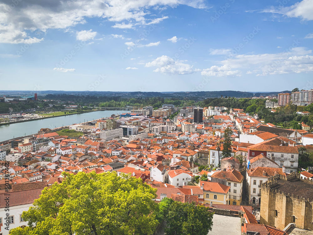 view over the city of Coimbra