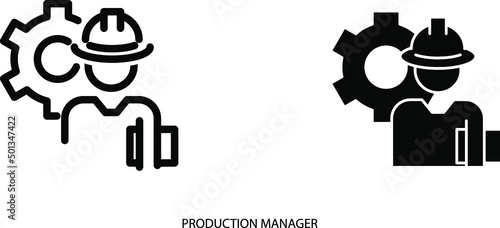 Production manager icon 