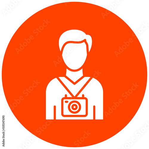 Vector Design Cameraman Icon Style