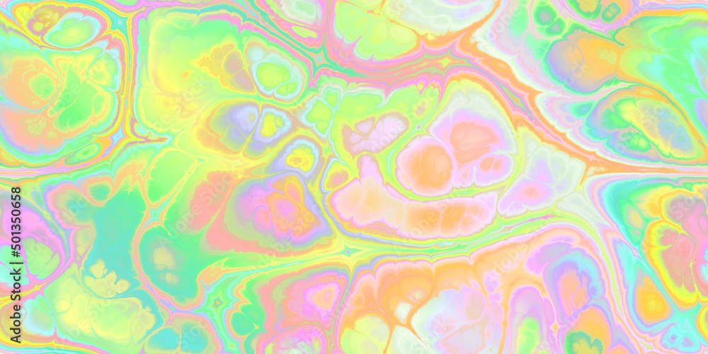 SPRING FLOW bright marbled seamless tile art SPRING FLOW bright marbled seamless tile art