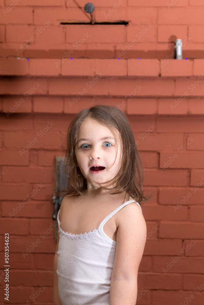 portrait of an expressive girl portrait of an expressive girl