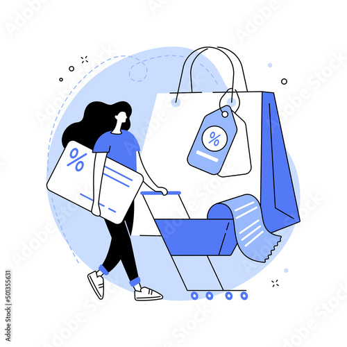 Loyalty program abstract concept vector illustration.