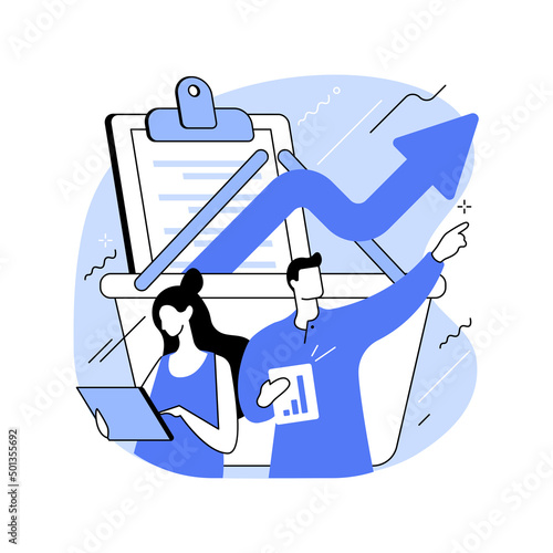 Consumer demand abstract concept vector illustration.