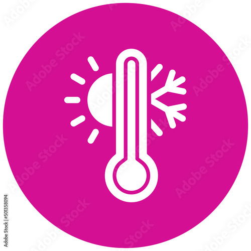 Vector Design Thermometer Icon Style