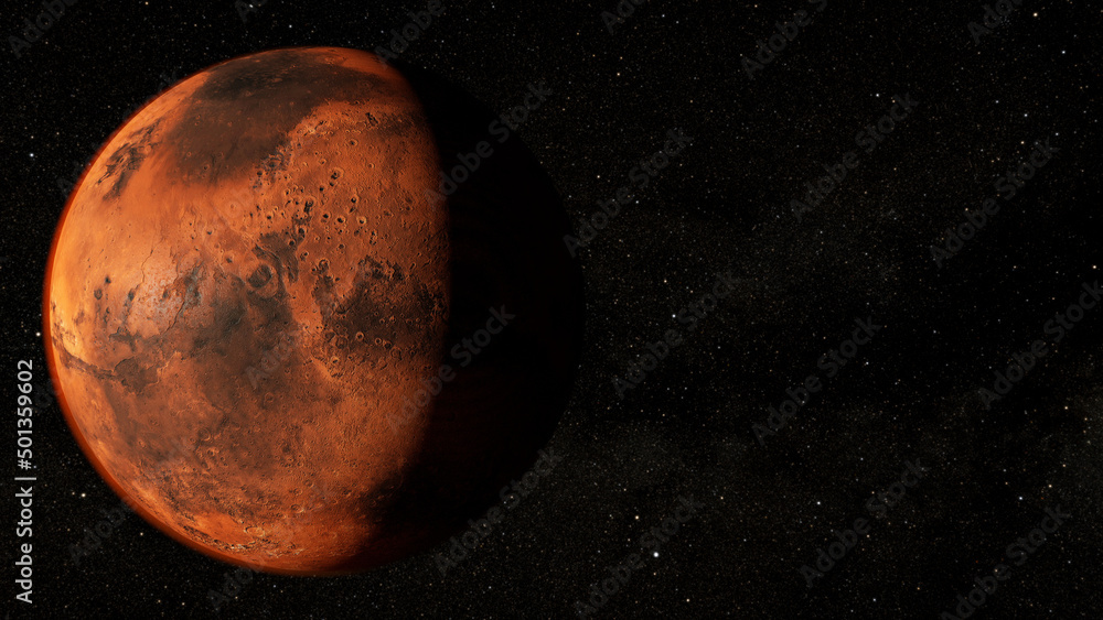 mars from space