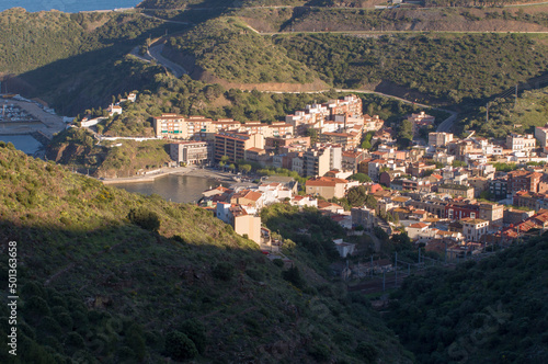 Portbou, Gerona, Costa Brava, pueblo costero, Cataluña, España © Jose Antonio