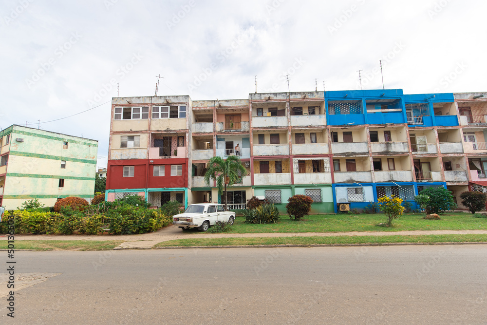 Obraz premium Architecture in Cuba: Varadero