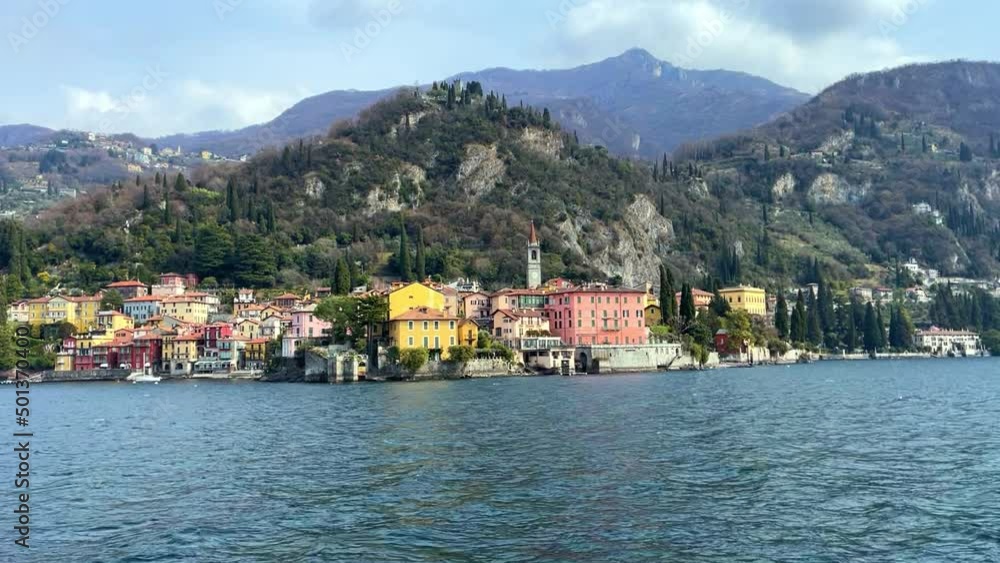 View from Varenna in Lake Como, Italy View from Varenna in Lake Como, Italy