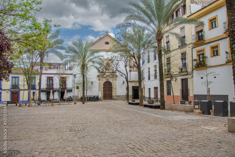 Architecture of the Old Town of  Cordoba in Andalusia, Spain