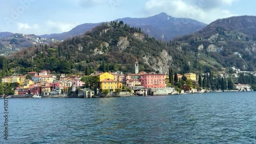 View from Varenna in Lake Como, Italy photo