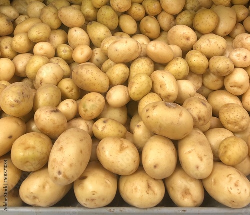 Ppotatoes on the market.