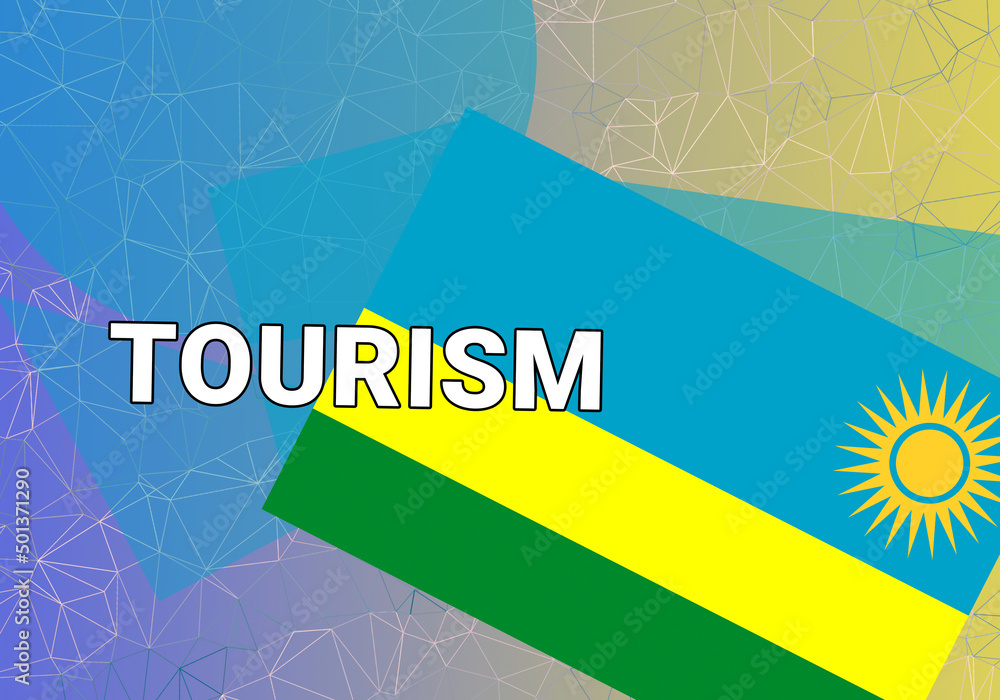 Visit Rwanda Design Rwanda tourism. Kigali Rwanda tourism travel concept. Tour in RWA Stock ...