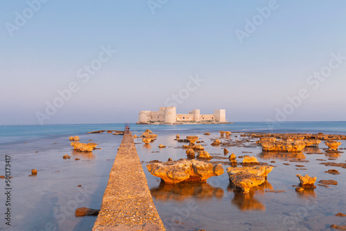 The maiden's castle (Kiz Kalesi) Mersin Turkey photo