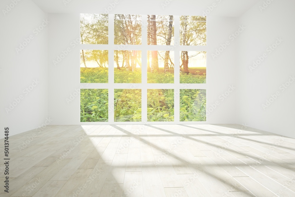 Modern interior design. 3D illustration Modern interior design. 3D illustration