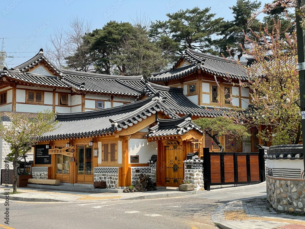 Korea Seoul Eunpyong Traditional style Hanok Korea Seoul Eunpyong Traditional style Hanok