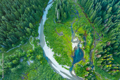 Beautiful Mountain Peak View of the Pacific Northwest photo