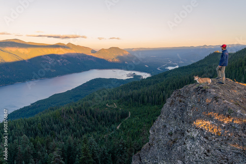 Beautiful Mountain Peak View of the Pacific Northwest