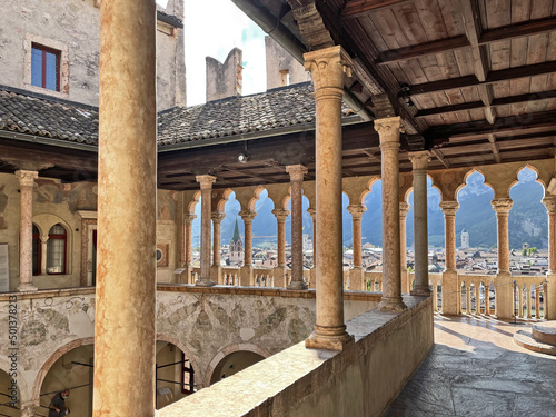 Konstfotografi Panorama di Trento dal Castello del Buonconsiglio