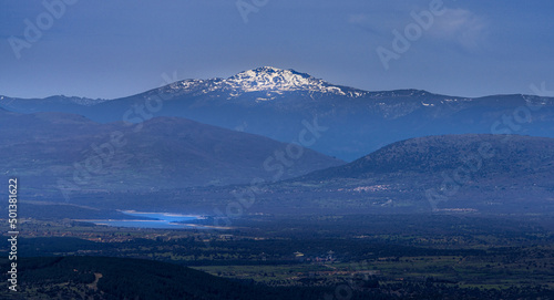 view of the mountains