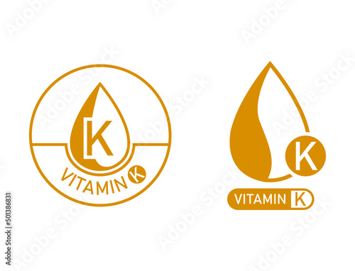 vitamin k icon vector illustration