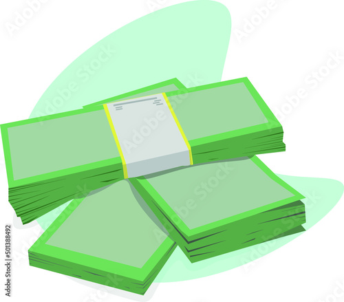 Vector illustration of banknotes