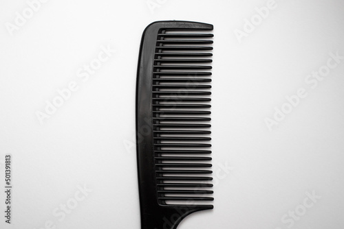 Comb on white background  object shot .